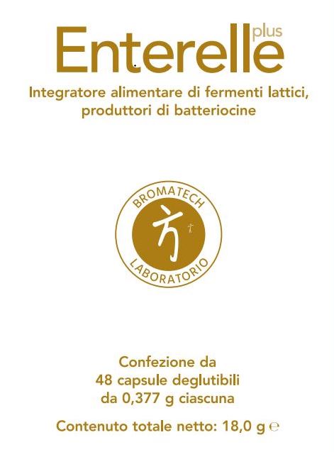 ENTERELLE Plus 48 Capsule - Integratore per l'equilibrio della flora intestinale