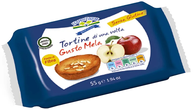 HAPPY FARM Tortine Mela 55g