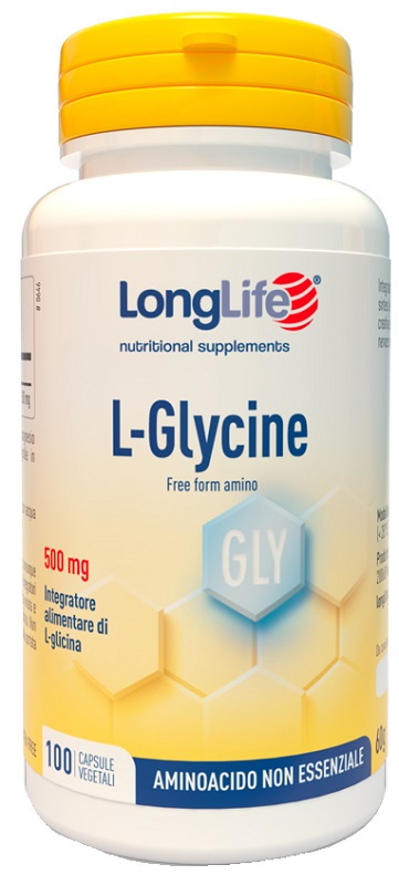 LONGLIFE L-GLYCINE 500mg100Cps