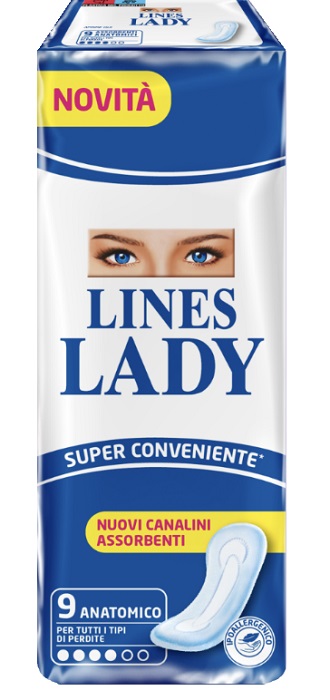 LINES LADY Anatomico 9pz