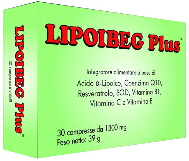 LIPOIBEG-Plus 30 Cpr 1300mg