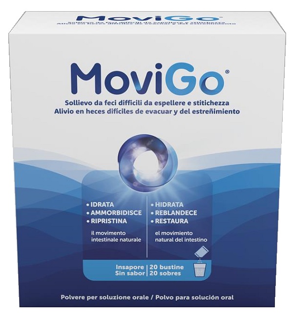MOVIGO 20 BUSTINE - Integratore per il trattamento della stitichezza