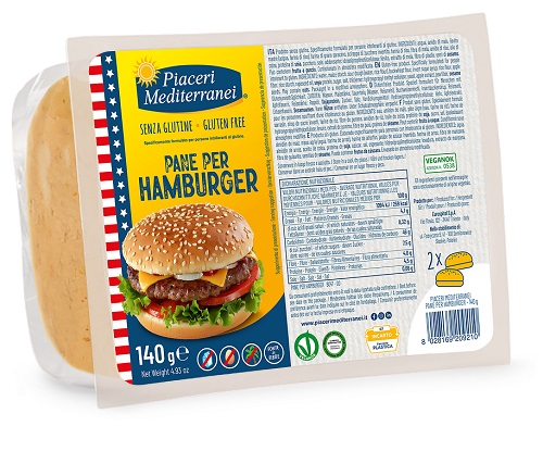 PIACERI MED.Pane Hamb.140g