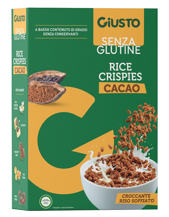 GIUSTO S/G Rice Crisp.Cacao