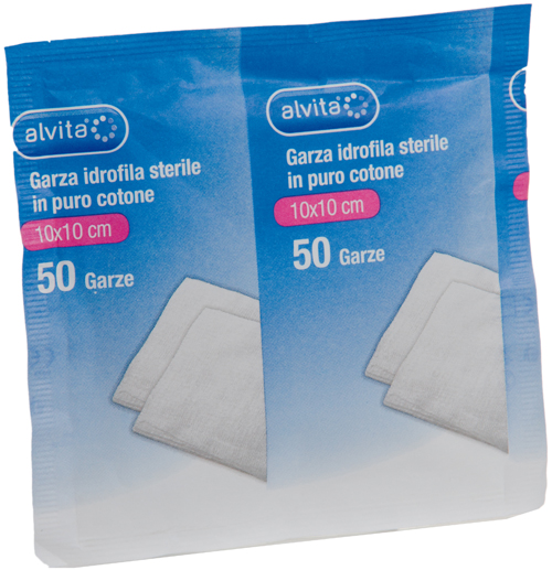 ALVITA GARZA IDROF 10X10 50PZ