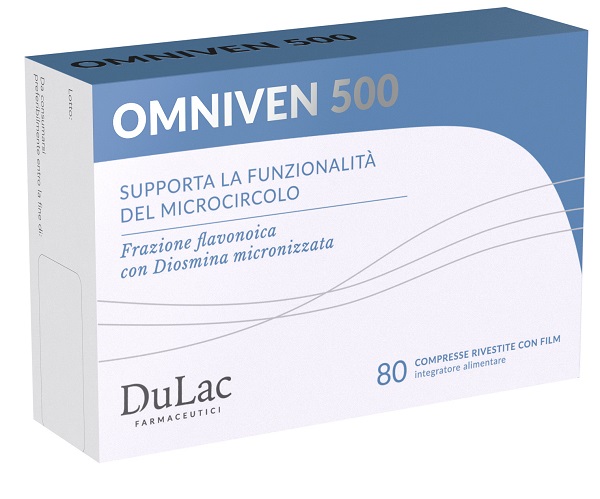 OMNIVEN 500 80 Compresse - Integratore per la funzionalità del microcircolo