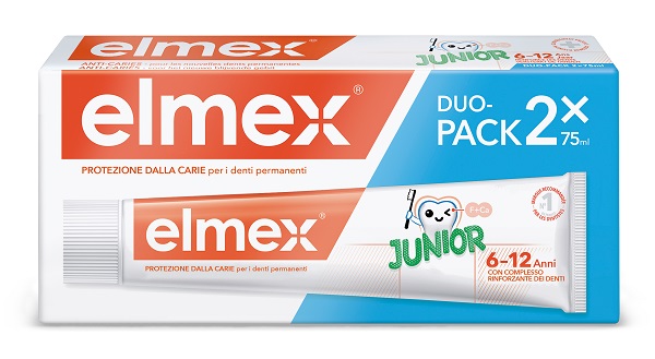 ELMEX JUNIOR 6-12 ANNI DENTIFRICIO DUOPACK 75+75ML