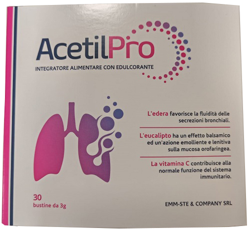 ACETIL-PRO 30 Bustine - Integratore per il sistema immunitario e il benessere della mucosa orofaringea