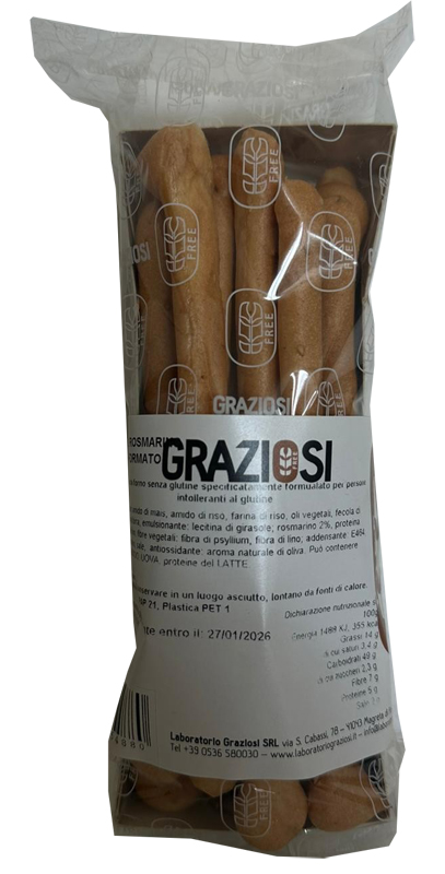 GRAZIOSI Grissini Rosm.120g
