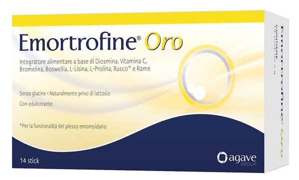 EMORTROFINE Oro 14 Stick 2g - Integratore per la funzionalità del plesso emorroidario