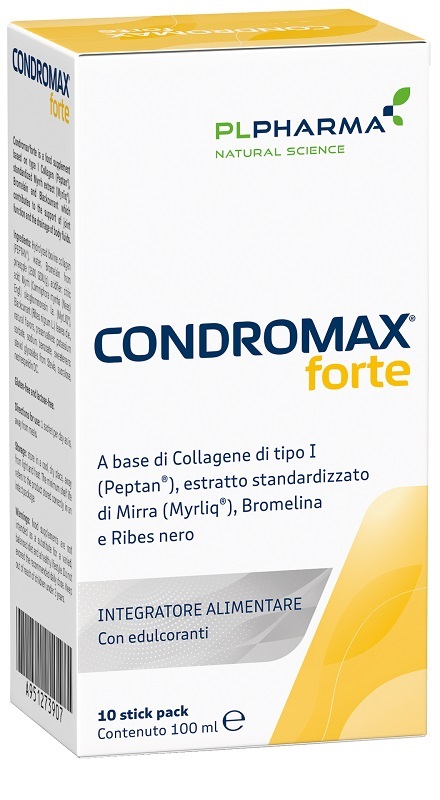 CONDROMAX FORTE 10 BUSTINE - Integratore per la funzionalità articolare e il drenaggio dei liquidi corporei