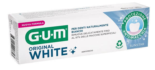 GUM ORIGINAL WHITE DENTIFRICIO SBIANCANTE 75ML
