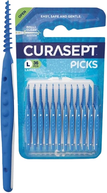 CURASEPT PICKS Large 36pz