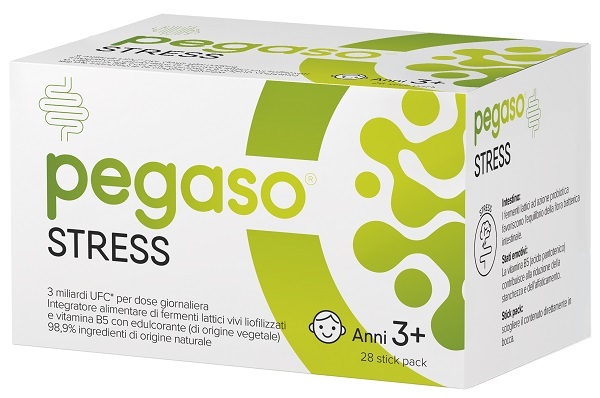 PEGASO STRESS 28 STICKPACK - Integratore per la stanchezza e l'equilibrio della flora intestinale