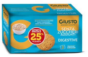 GIUSTO S/ZUCCH DIGESTIVE TP25