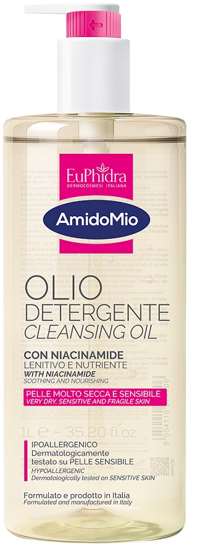 AMIDOMIO OLIO DETERGENTE DELICATO RELIPIDANTE DERMOPROTETTIVO 1 Litro