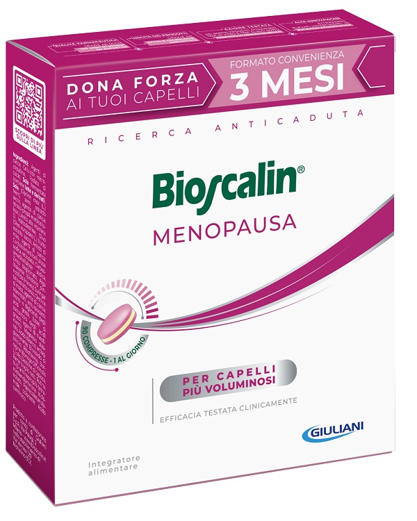 BIOSCALIN MENOPAUSA 90 COMPRESSE - Integratore per il benessere dei capelli