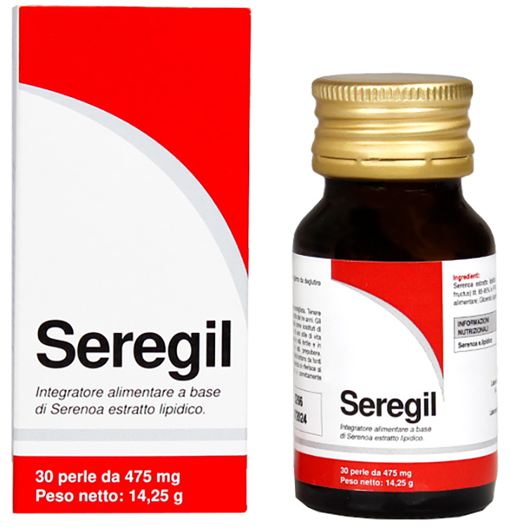 SEREGIL 30 Perle - Integratore per il trattamento dell'alopecia androgenetica