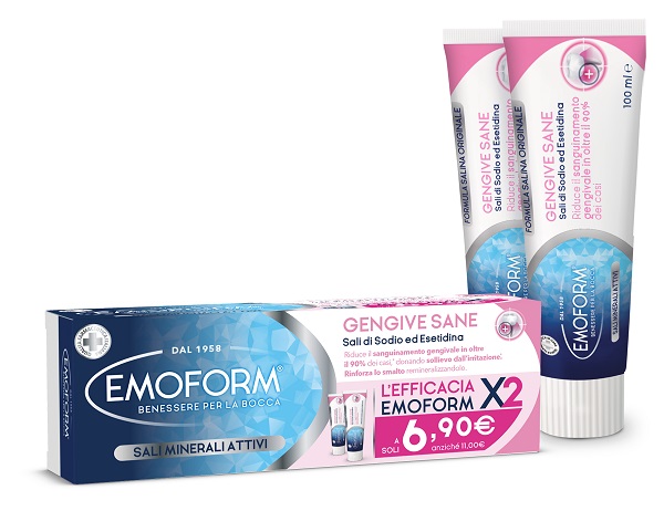 EMOFORM DENTIFRICIO GENGIVE SANE BIPACK 2x100ML