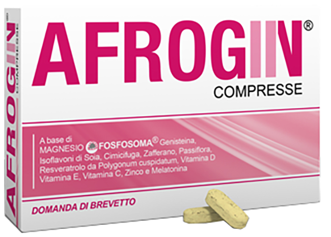 AFROGIN 30 Compresse - Integratore per i disturbi della menopausa e il benessere mentale