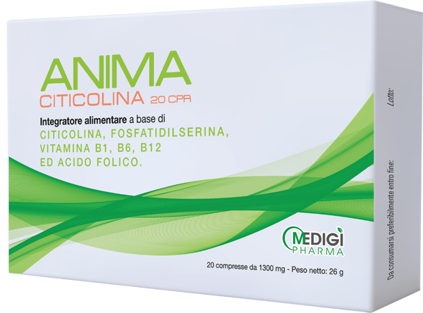 ANIMA CITICOLINA 20 Cpr 1300mg