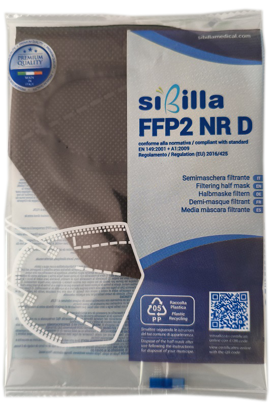 GAMMADIS MASCHERINA FFP2 NERA