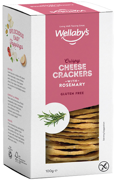 WELLABY'S Crackers Rosm.100g