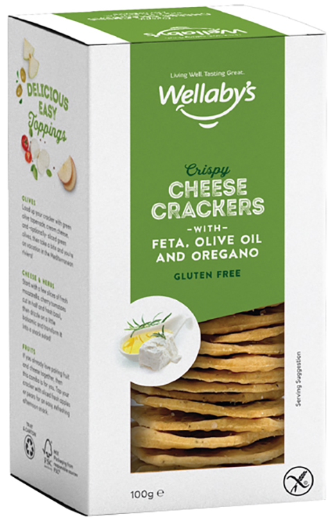 WELLABY'S Crackers Feta-Olive