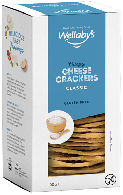 WELLABY'S Crackers Cheese 100g