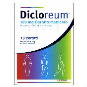 DICLOREUM ANTINFIAMMATORIO LOCALE 10 CEROTTI MEDICATI 180MG