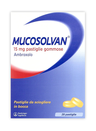 MUCOSOLVAN 20PASTL 15MG