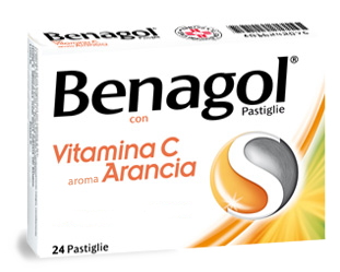 BENAGOL VIT.C 24PAST ARANCIA