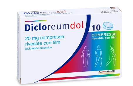DICLOREUMDOL 10CPR RIV 25MG