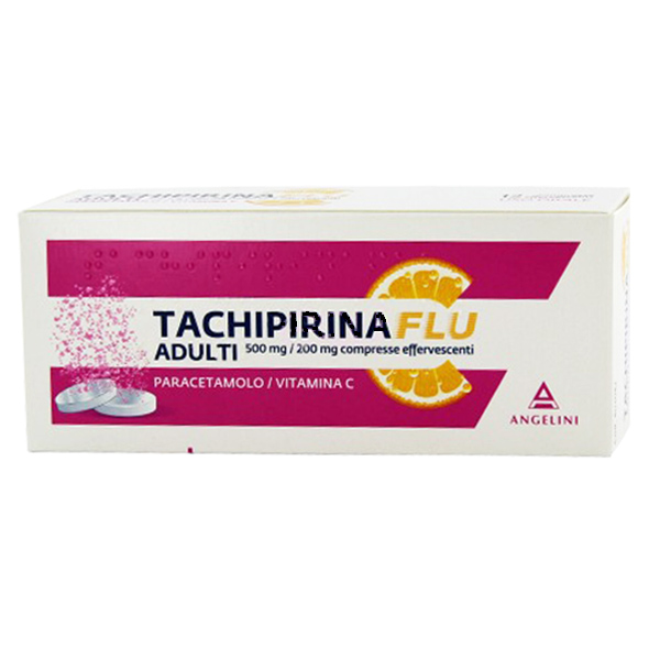 TACHIPIRINAFLU 12 COMPRESSE 500+200MG