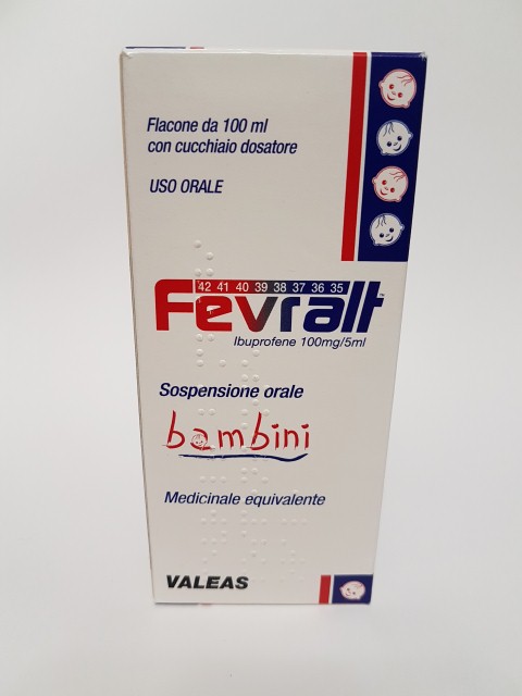 FEVRALT BB OS SOSP 100MG/5ML