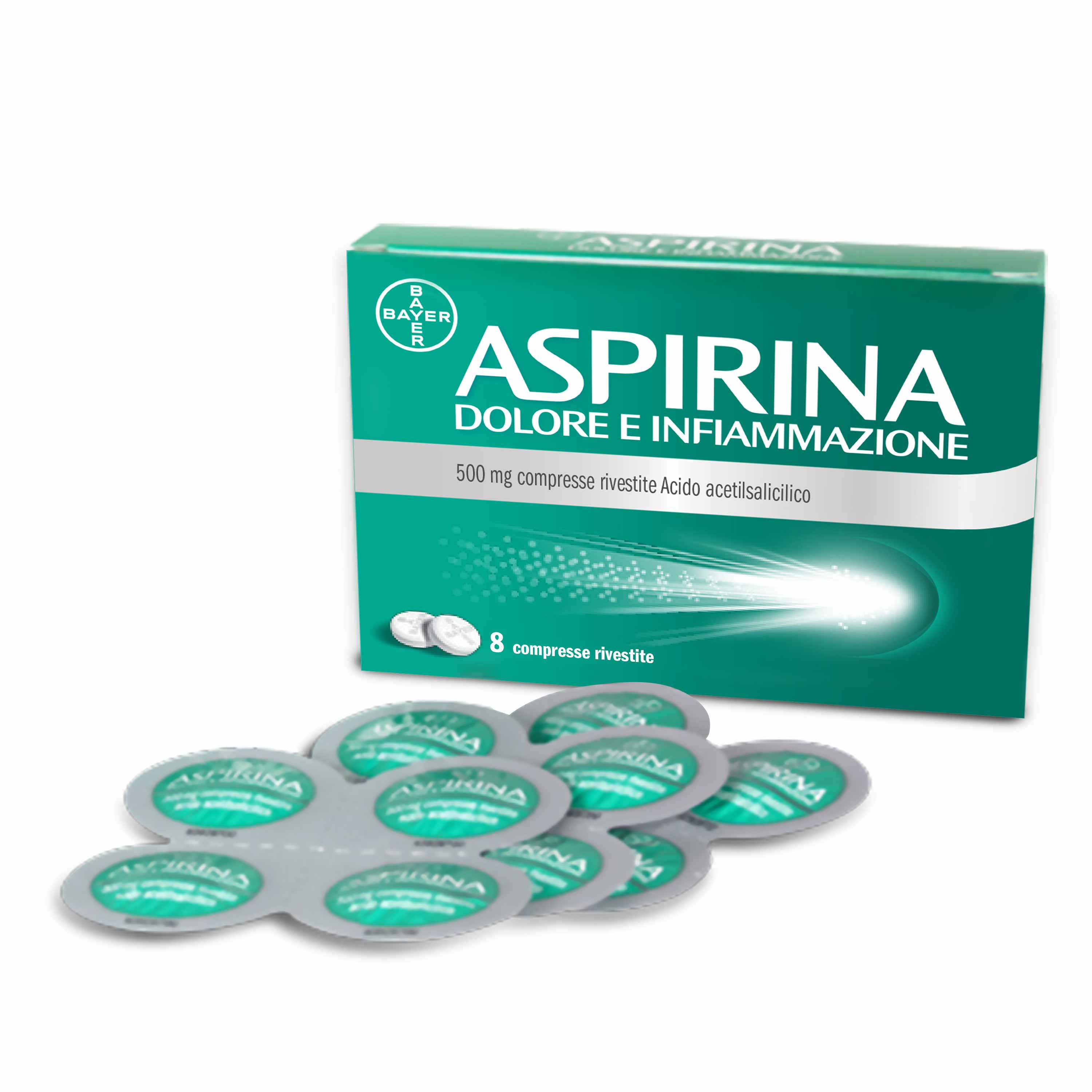 ASPIRINA DOLORE INF 8CPR 500MG