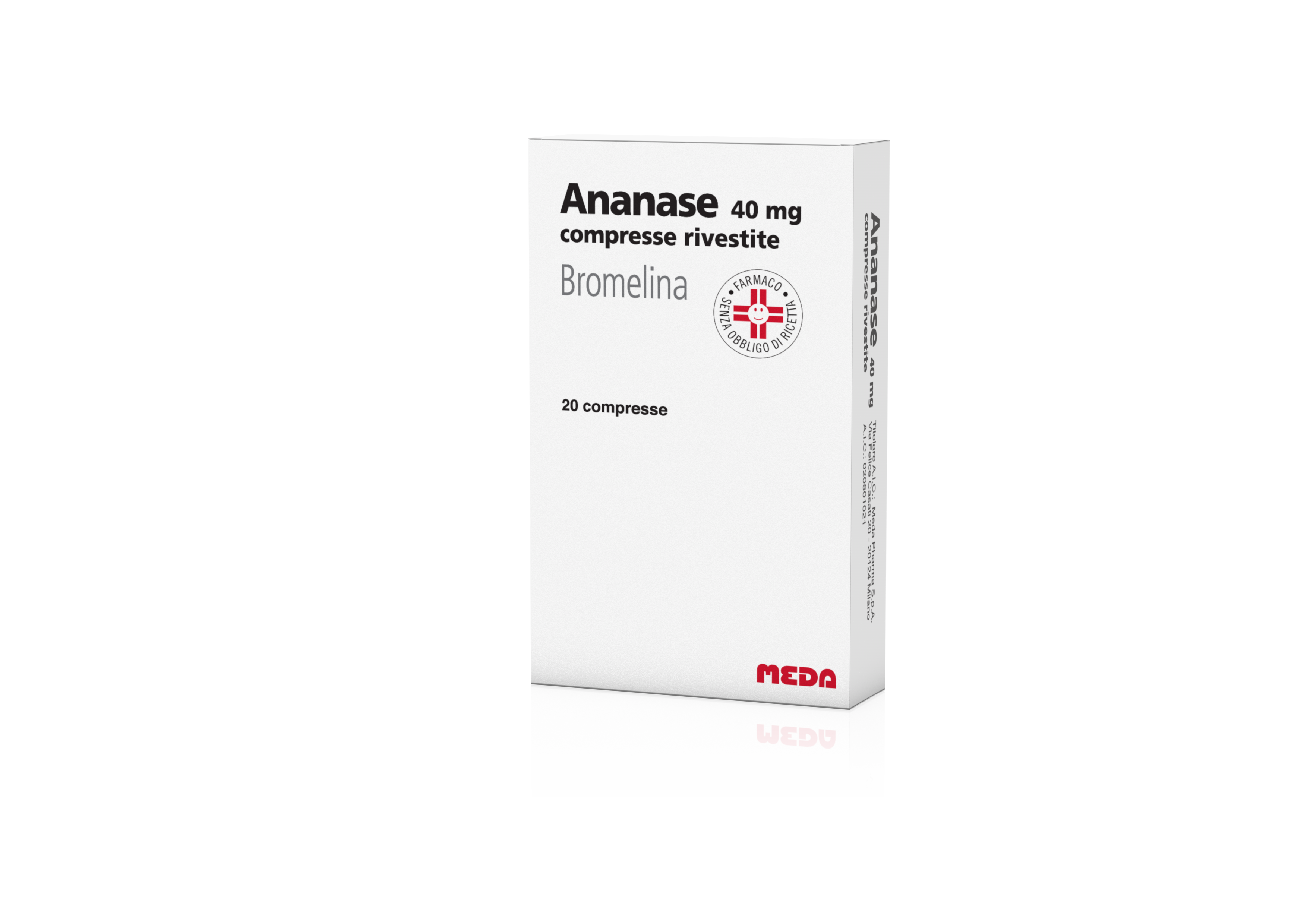 ANANASE 20CPR RIV 40MG