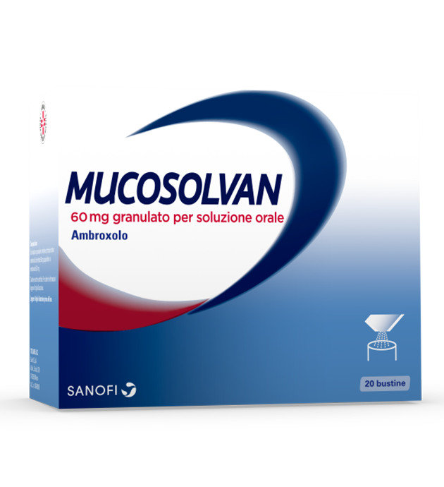 MUCOSOLVAN AD 20BUST 60MG