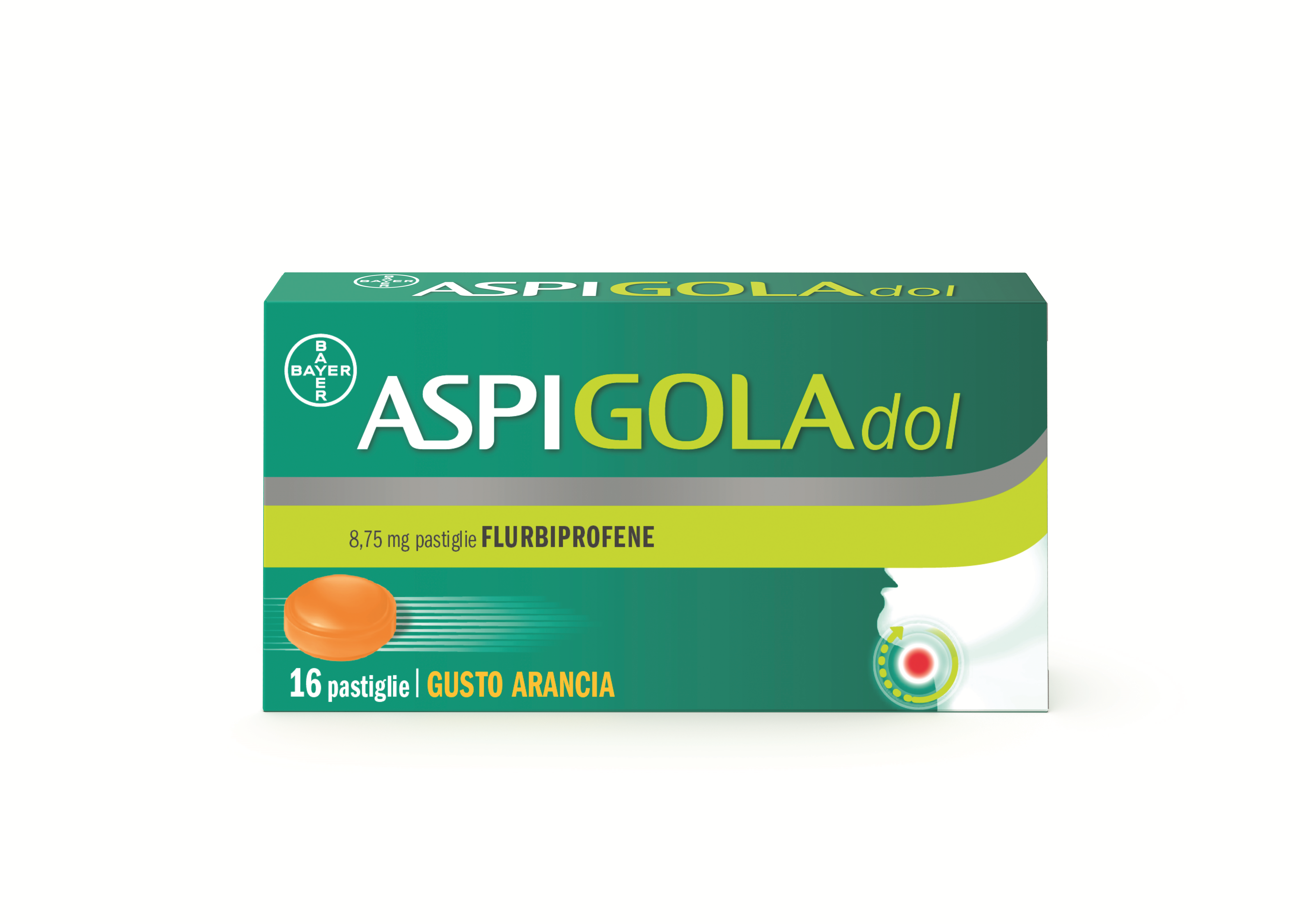 ASPIGOLADOL 16PASTL 8,75MG