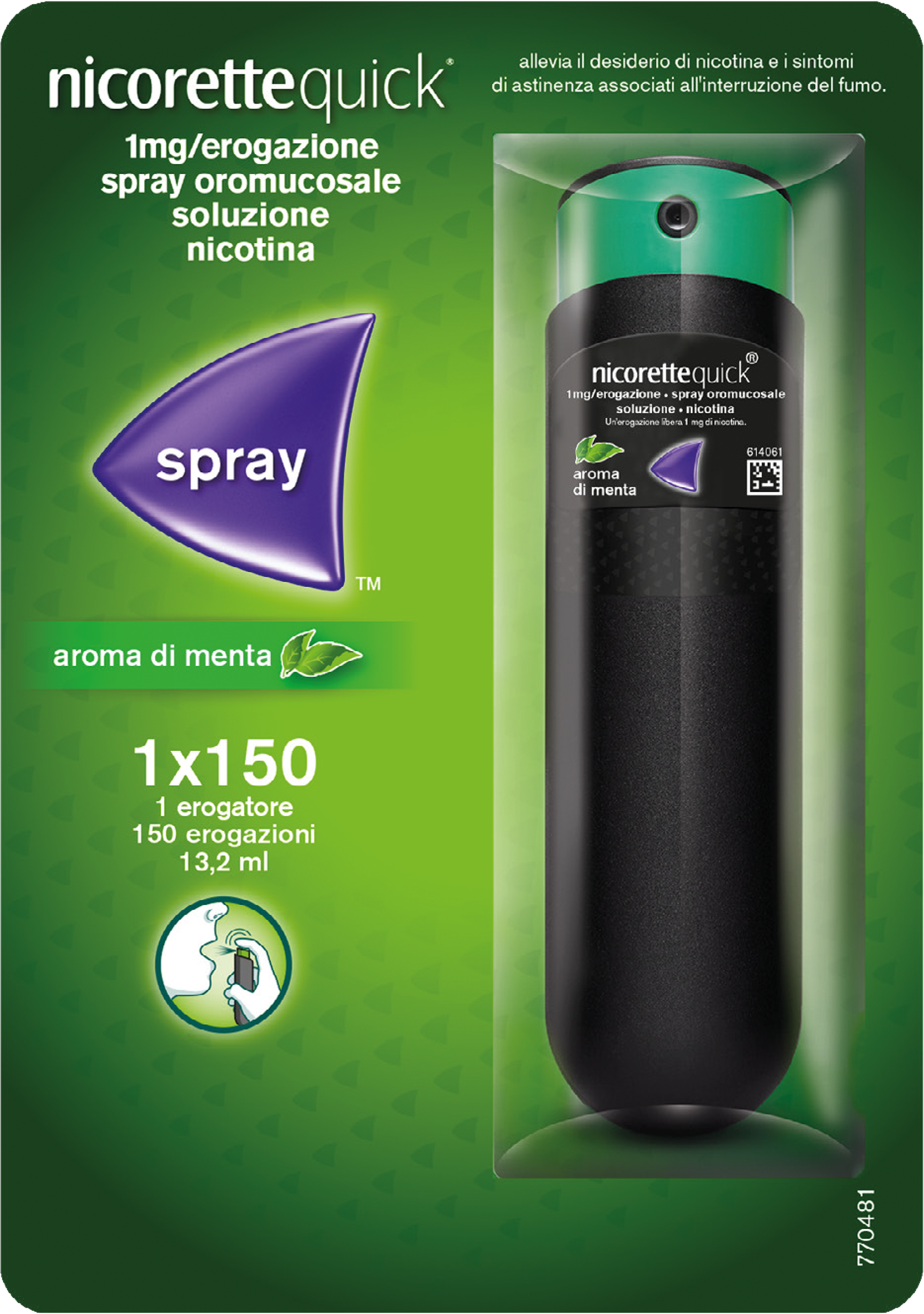 NICORETTEQUICK SPRAY 1FL 150D