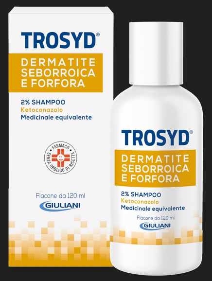 TROSYD DERMATITE SEB SH120ML2%