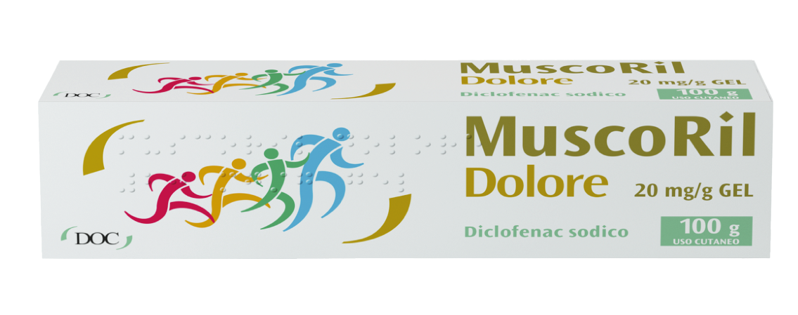 MUSCORIL DOLORE GEL100G 20MG/G