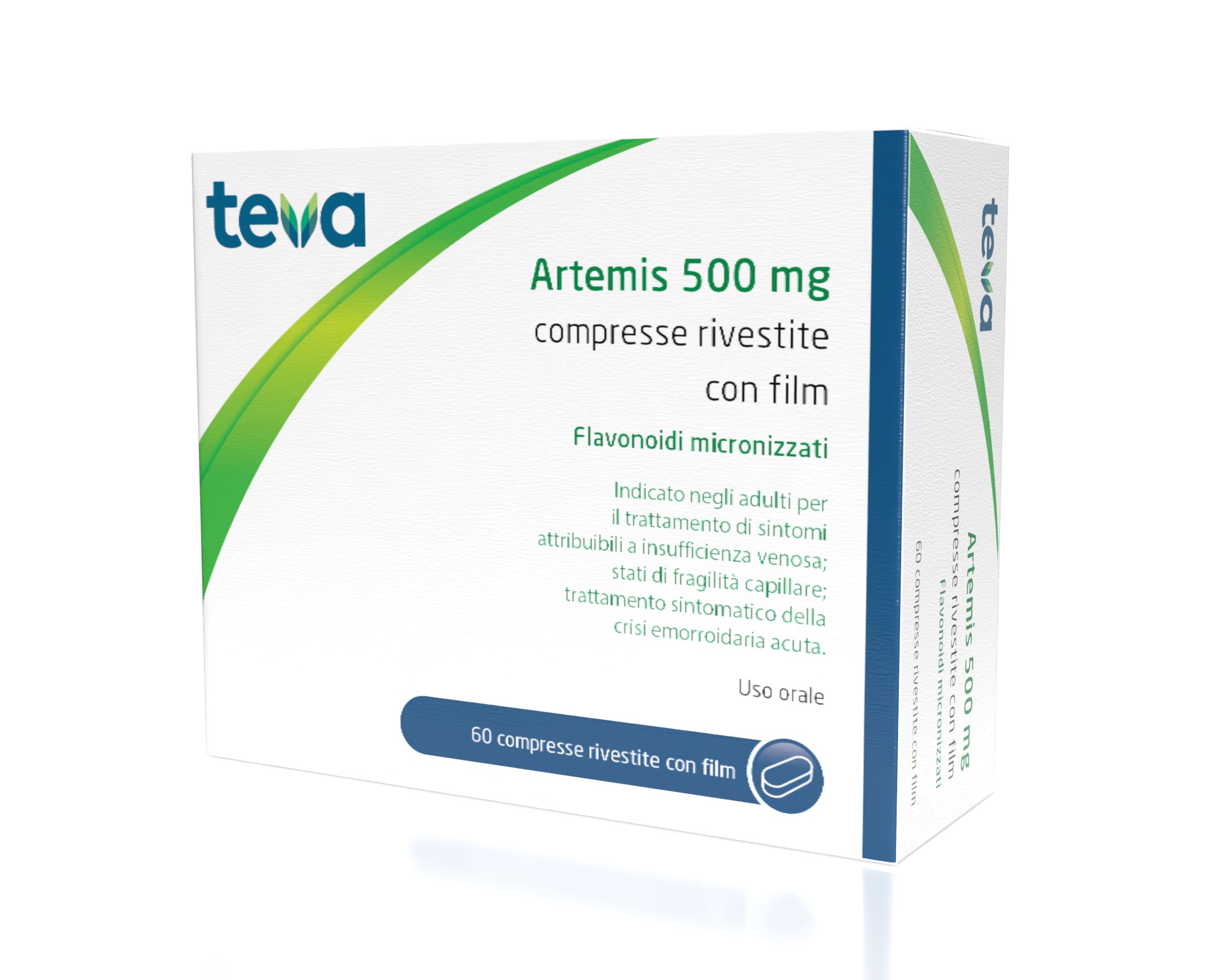ARTEMIS 60CPR RIV 500MG